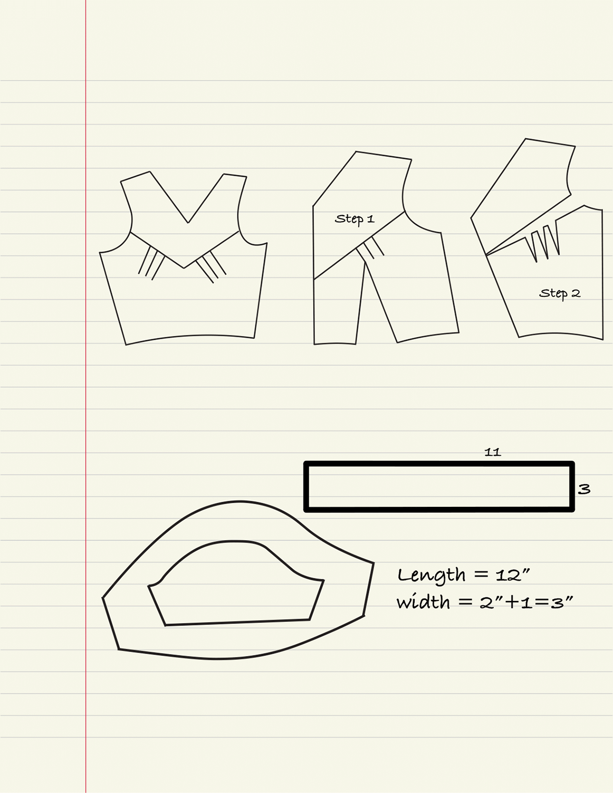 Clothing design draping Drawing  Fashion  pattern making sketch