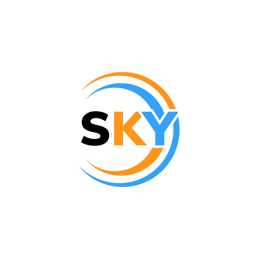 sky logo sky logo design logo Logo Design Logotype Graphic Designer adobe illustrator design brand identity sky logos