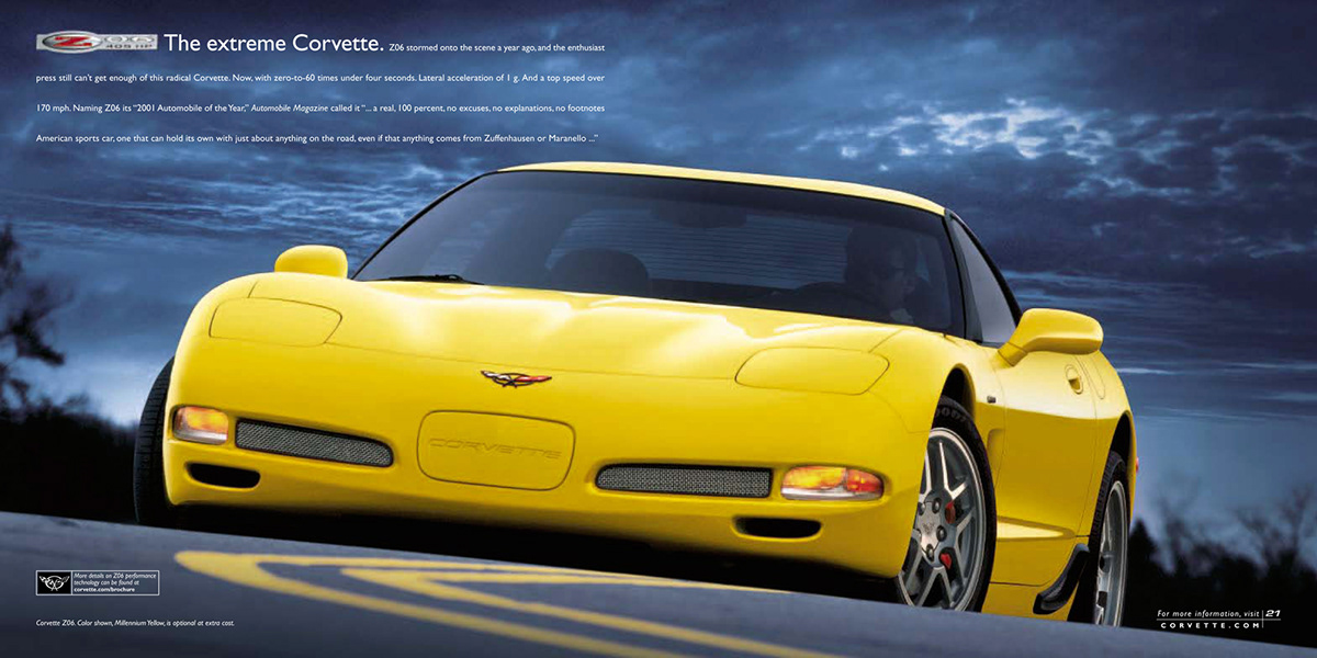 Chevrolet Corvette Catalog 2002 corvette  chevrolet catalog