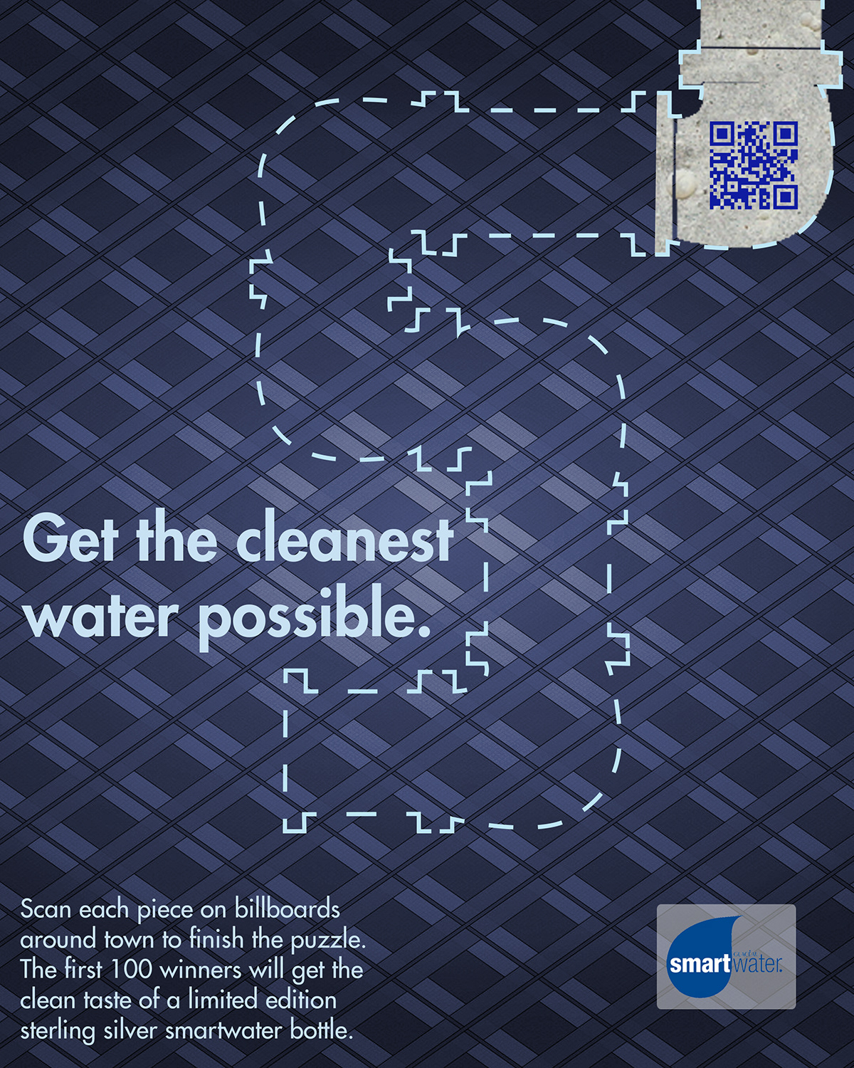 Smart Water mobile app billboard