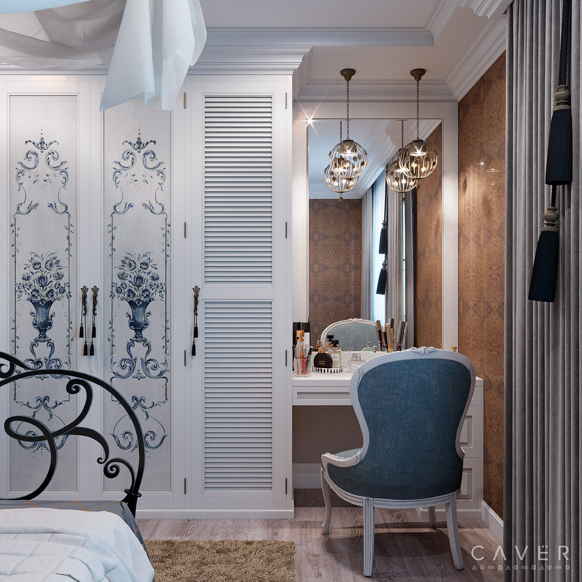 Прованс Provence bedroom Forged bed canopy stars кировоград Кропивницкий Caver Design
