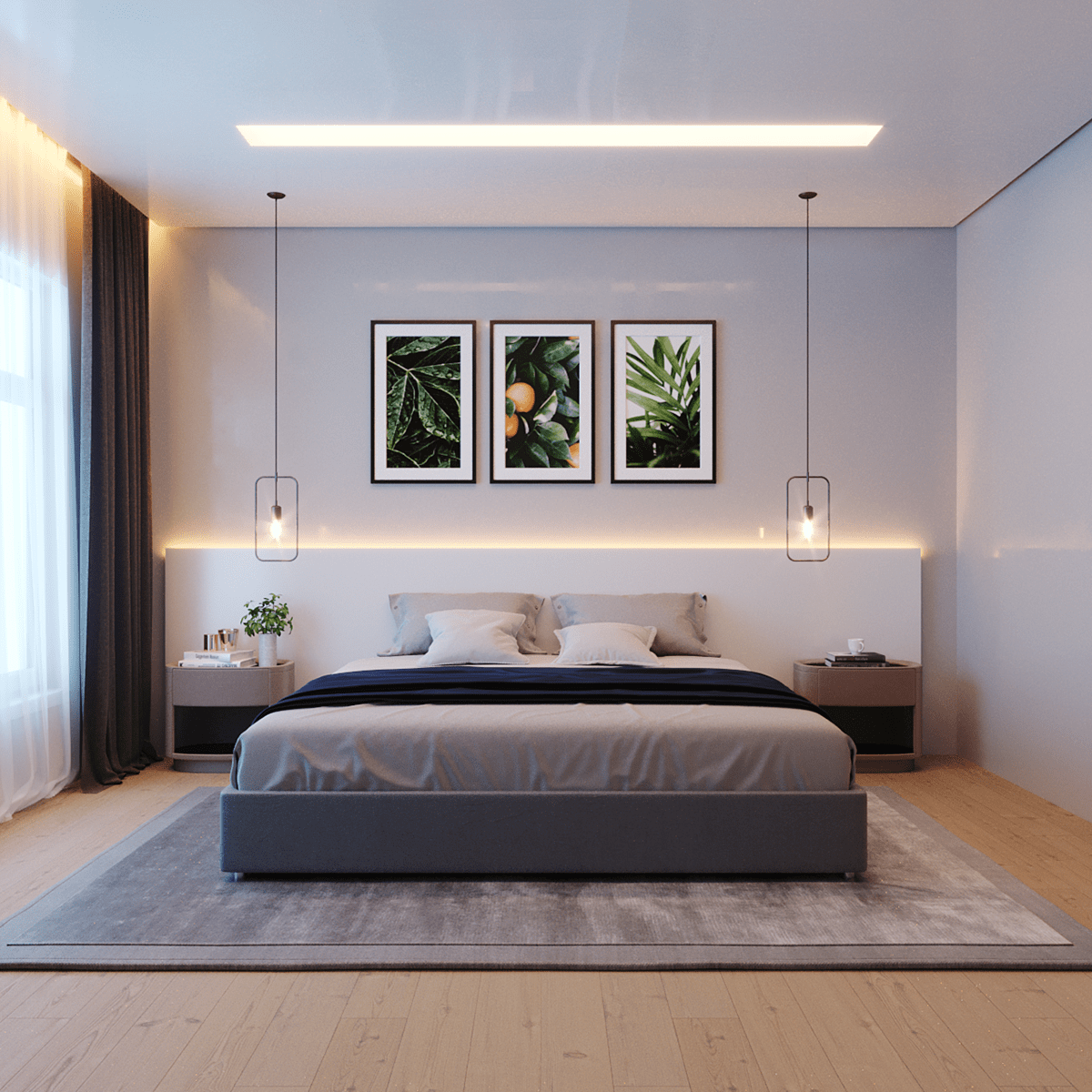 3dsmax archrender archviz bedroom CoronaRender  Render rendering