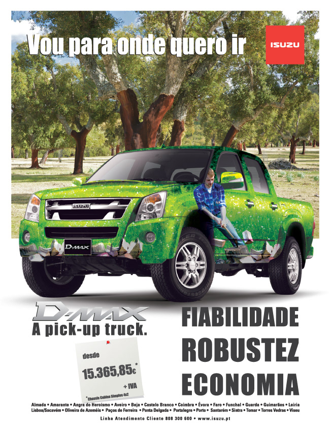 isuzu car Magazine Ad