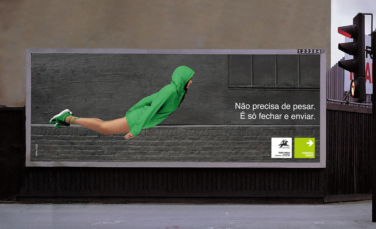 ad Outdoor mupi press correio post concept