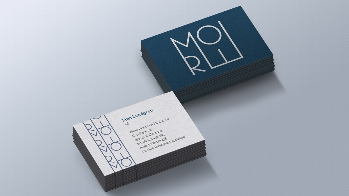 logo Logotype brand identity package Business Cards print house