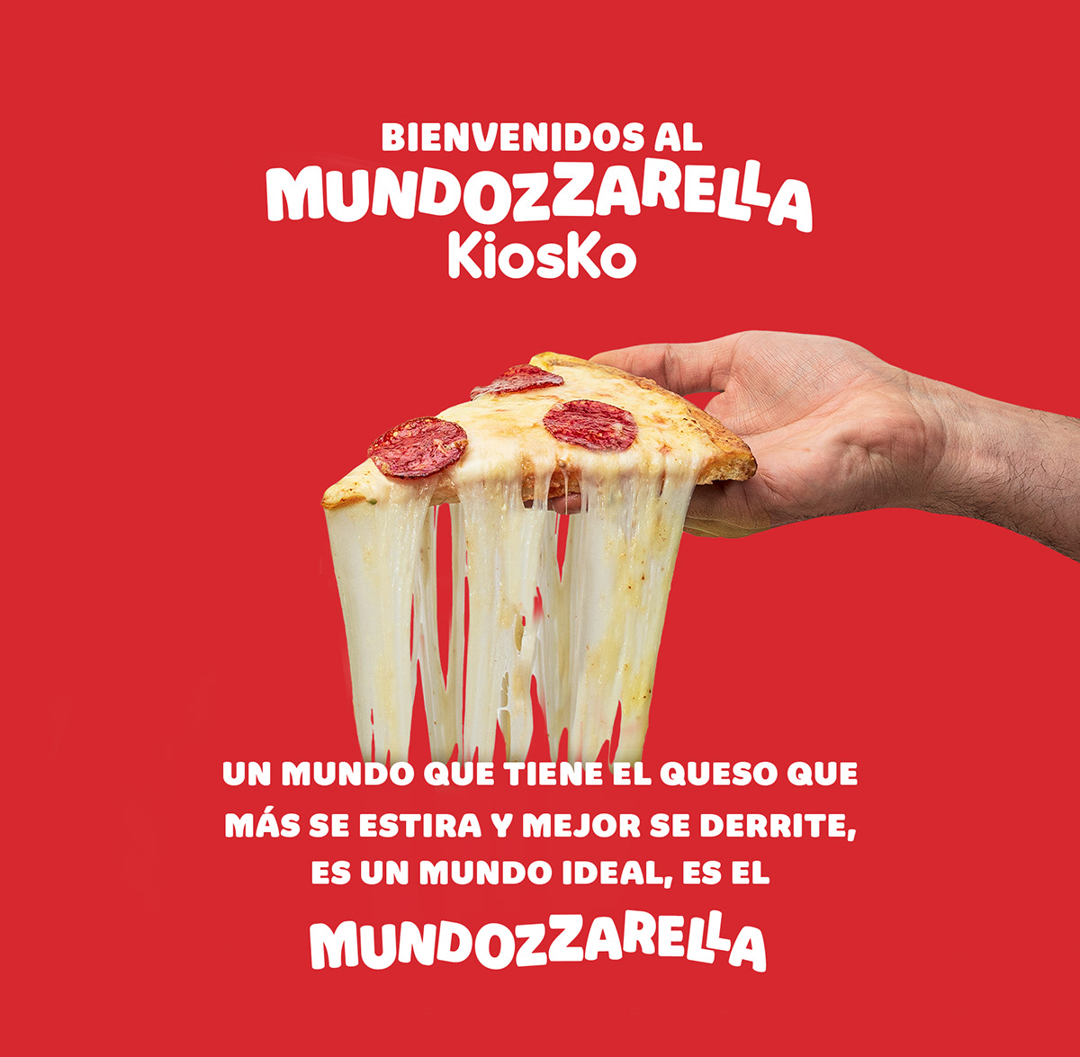 Kiosko quesos mozzarella Advertising  Cheese Ecuador mundozzarella