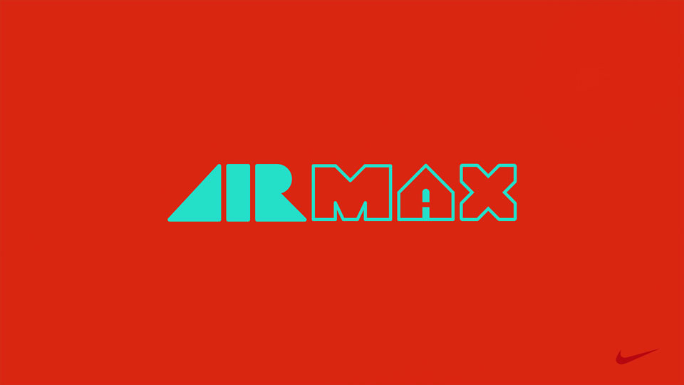 Nike airmax logo footwear sneakers design