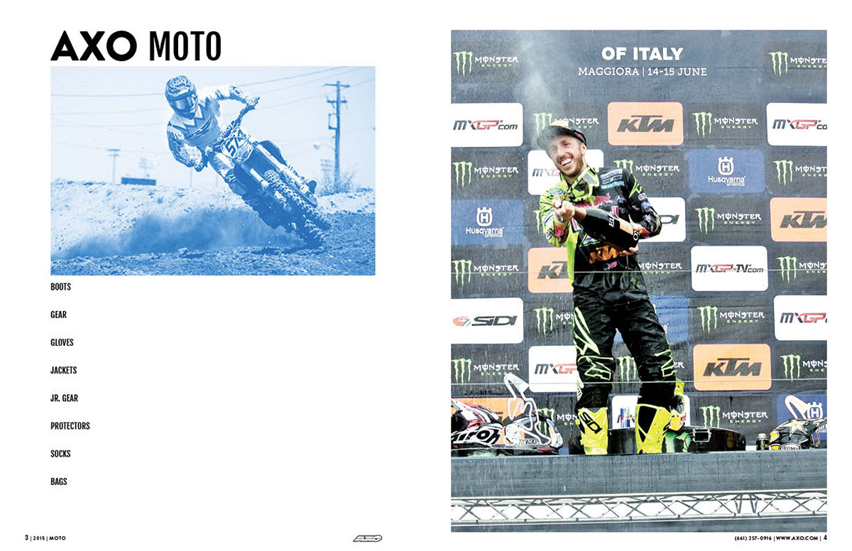 mx dirt Bike Porduct Duotone catalog Layout action sport supercross Motocross Motorcross publication