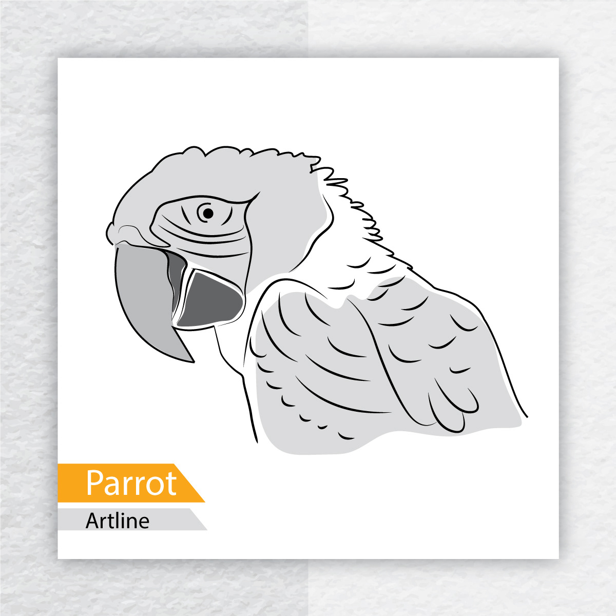 parrot bird Artline ILLUSTRATION  beautifull Amazing Artline amazing bird strock art