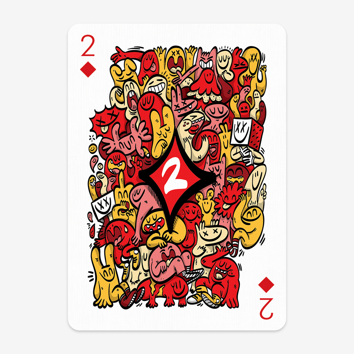 play cards Poker game design contest Illustrator Character creation imagination color Fun friends party chile