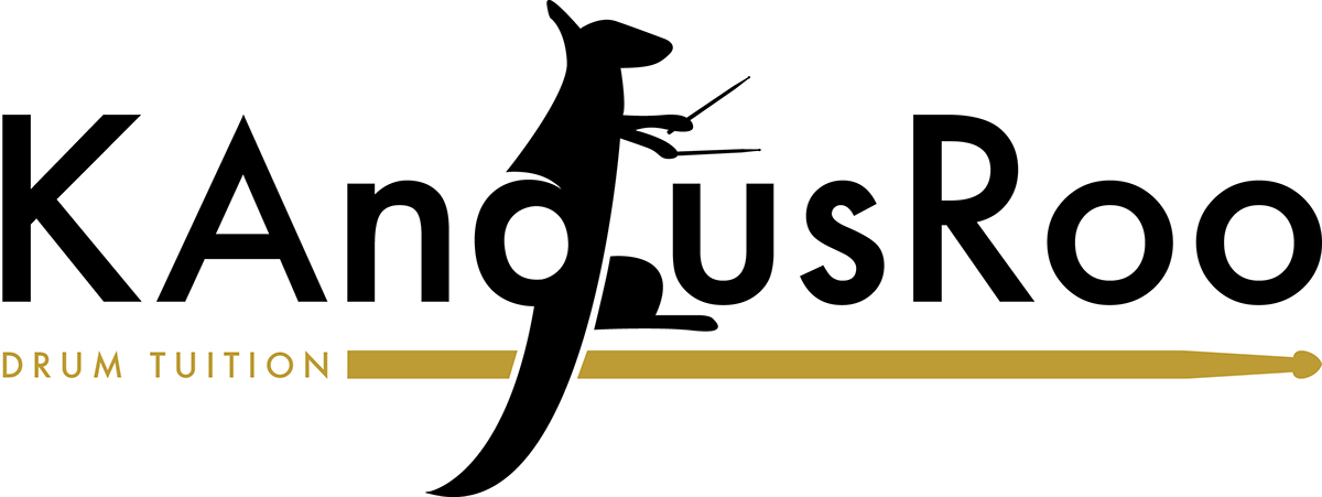 KAngusRoo  Drum tuition  kangaroo logo drums
