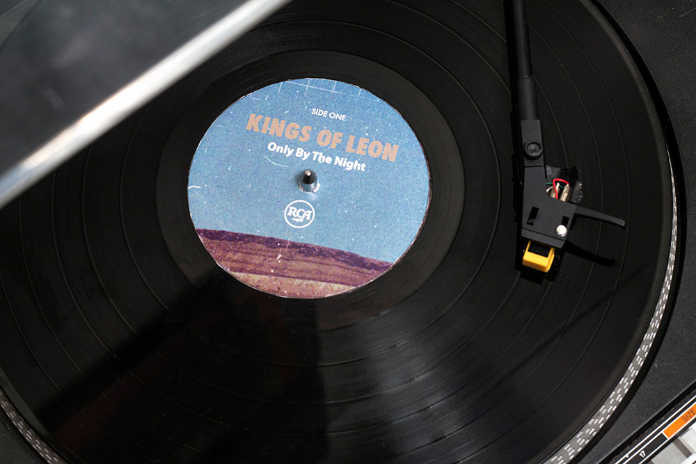 vinyl record Kings of Leon re-design