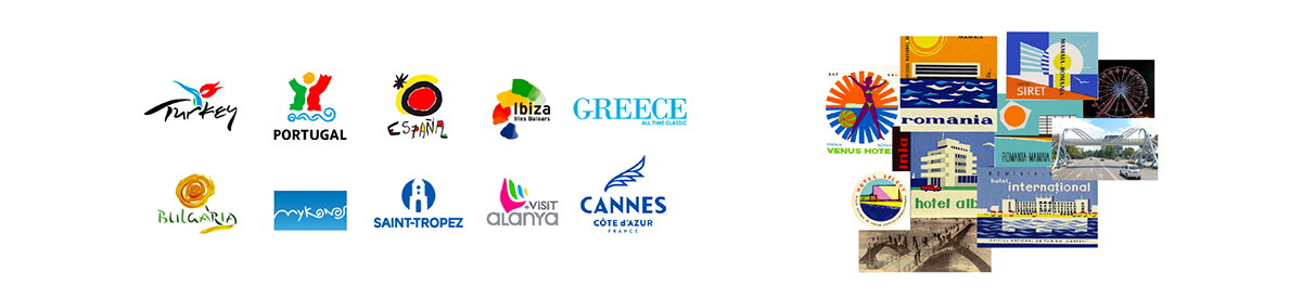 destination City branding tourism visual identity branding Logo logo designer colorful vibrant sea romania