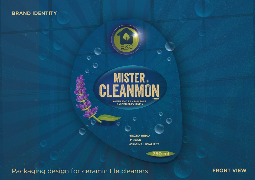 packaging design visual identity Brand Design Packaging cleaner Advertising  marketing   Graphic Designer design label design