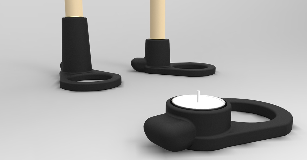trip trap  hede  kristian  candle  candlestick  candleholder  Casting  product design design Skagerak  Denmark  danmark