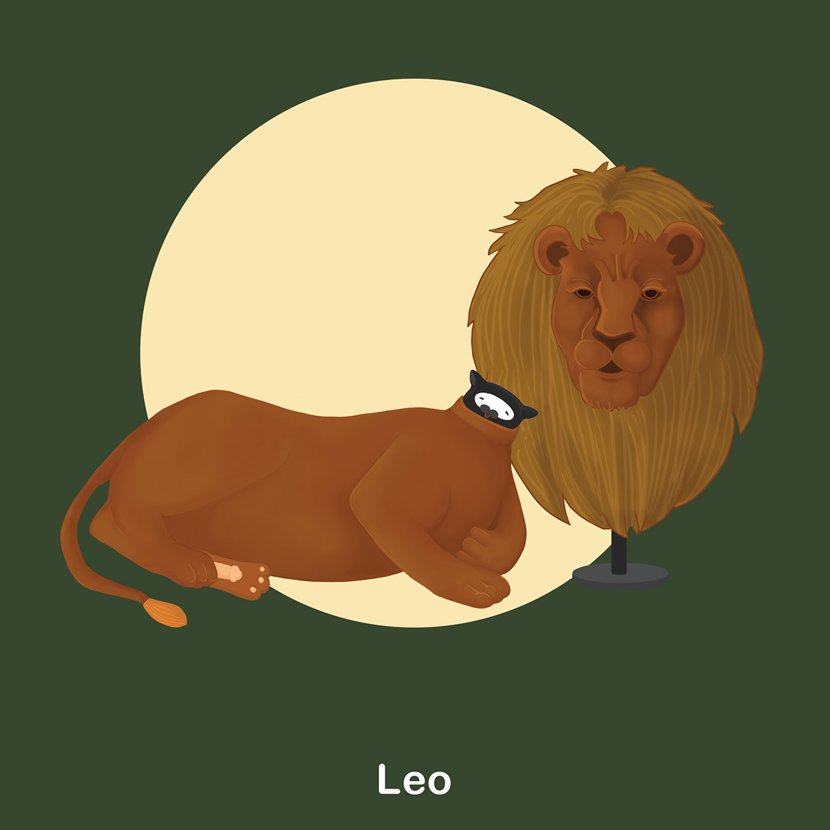 illustration zodiac character