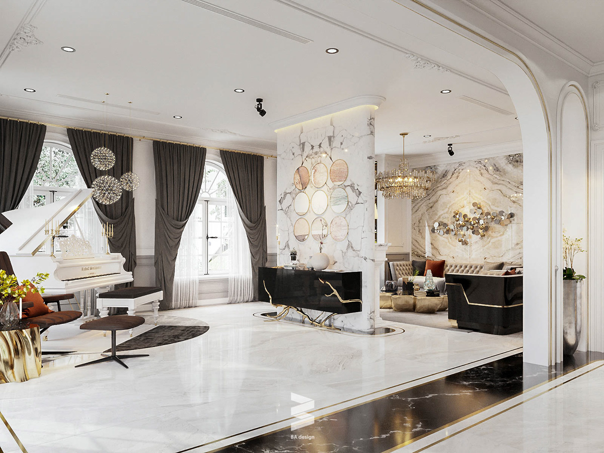 architecture furniture imterior interior design  Luxury Design neoclassic Villa villa design