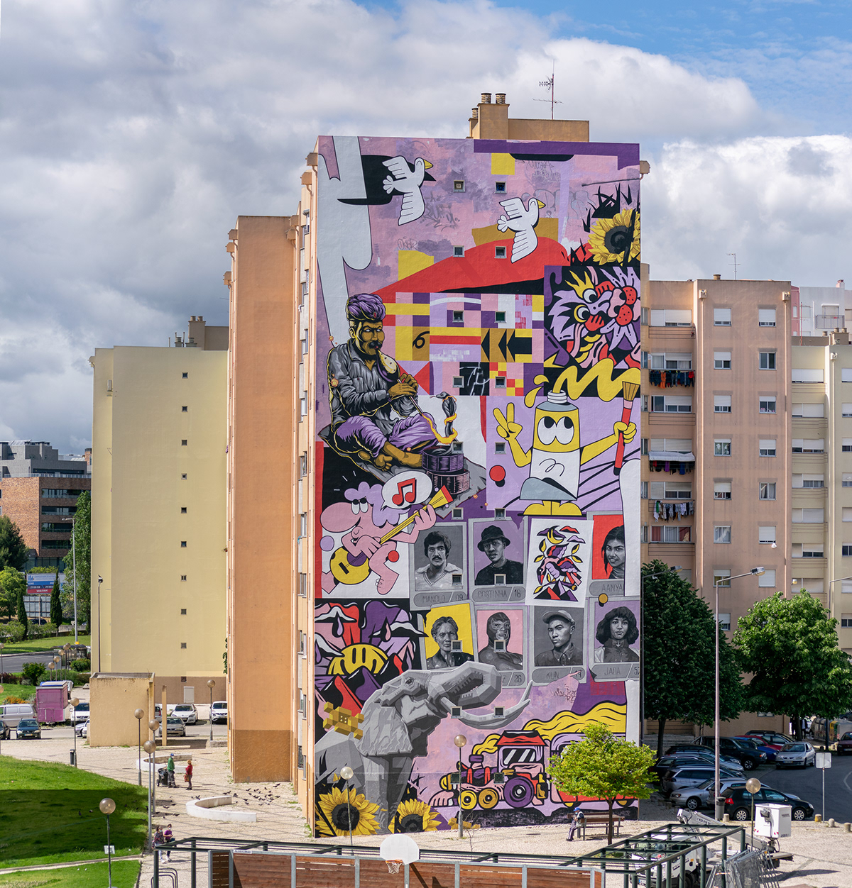 colective Lisbon multiculture Muralism rua Street Art 