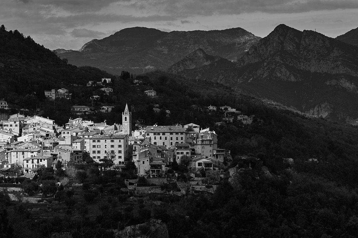 cote d'azur french riviera Provence rural mountains montagne photo inspiring black and white ALPES MARITIMES