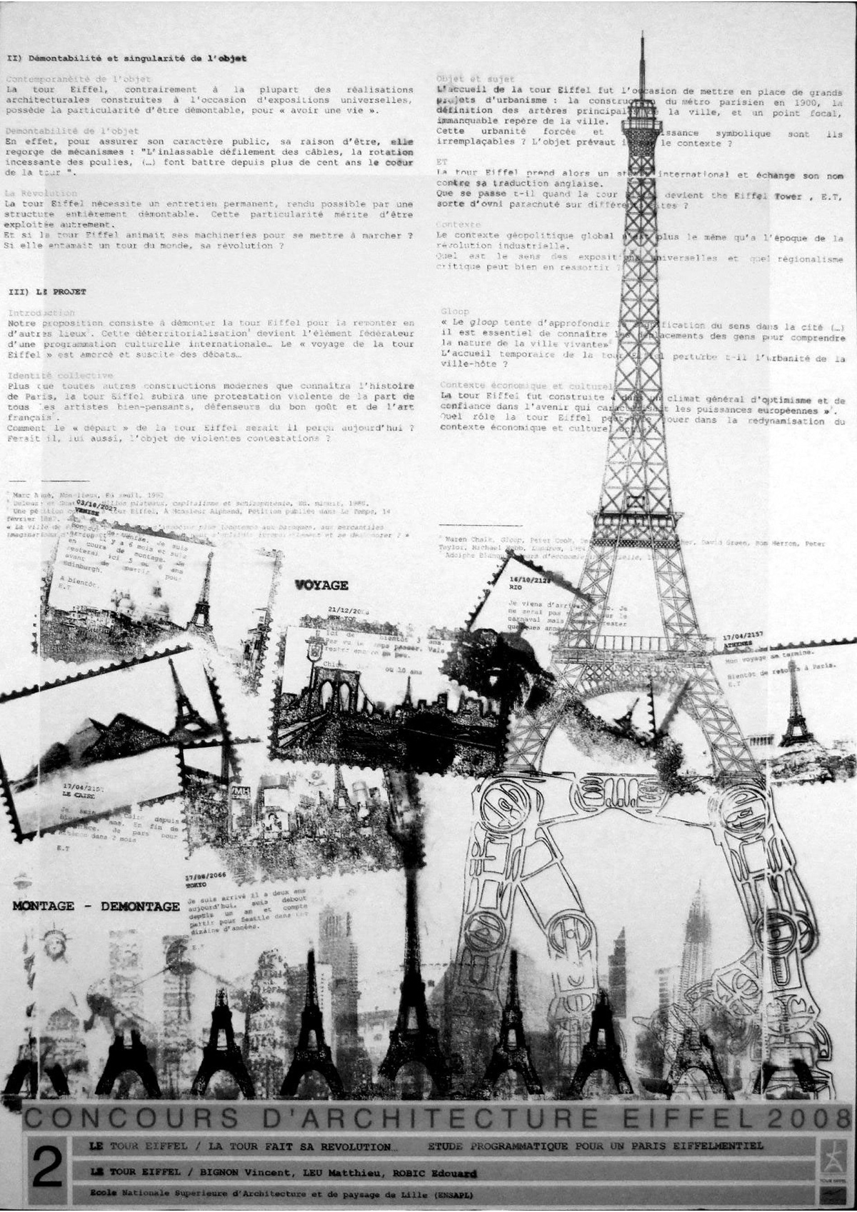 CONCOURS EIFFEL Tour Eiffel