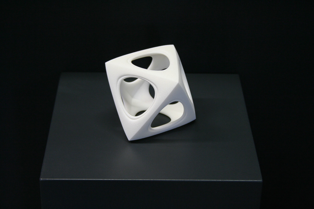 platonic platonic soldis rapid Rapid Prototyping voxel geometry cabinet of wonder stone balls 3D print digital modeling art Interlock