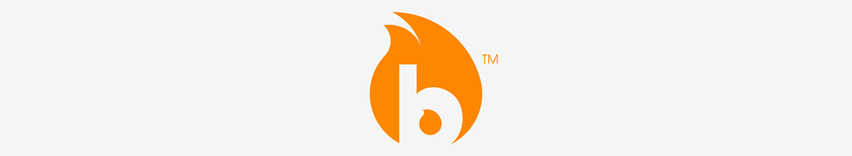 logo Logotype orange blue digital design mobile developer ios