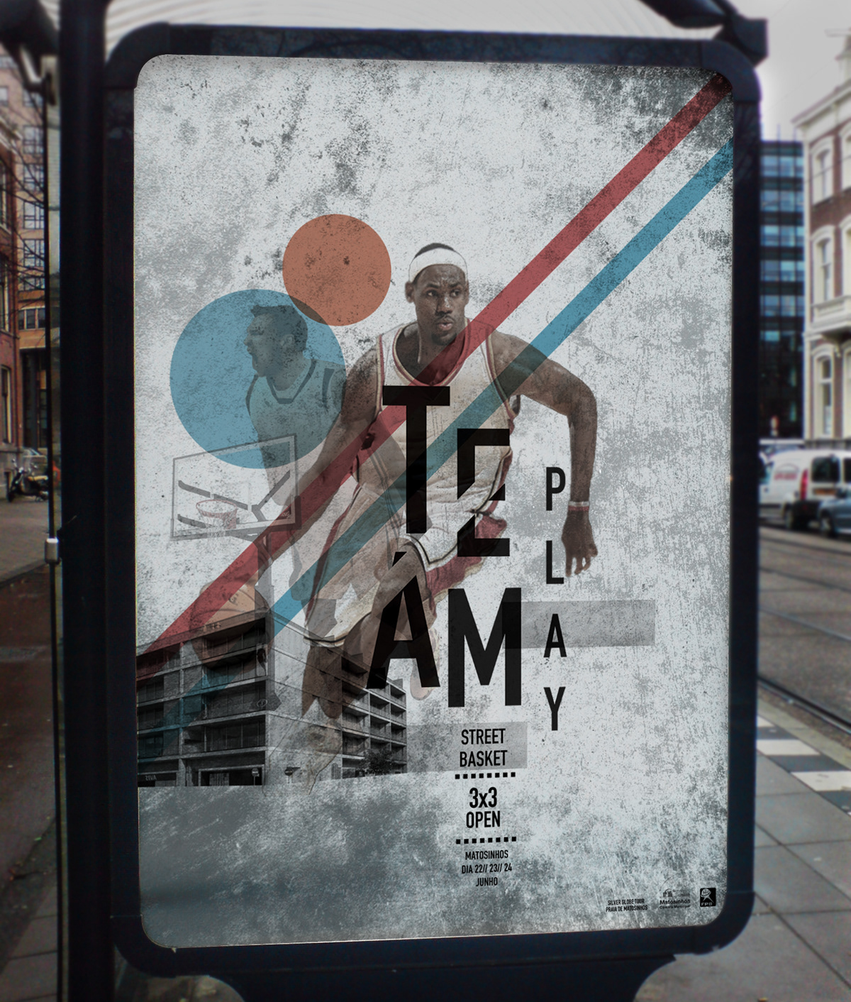 Street Basket basket sports sport poster