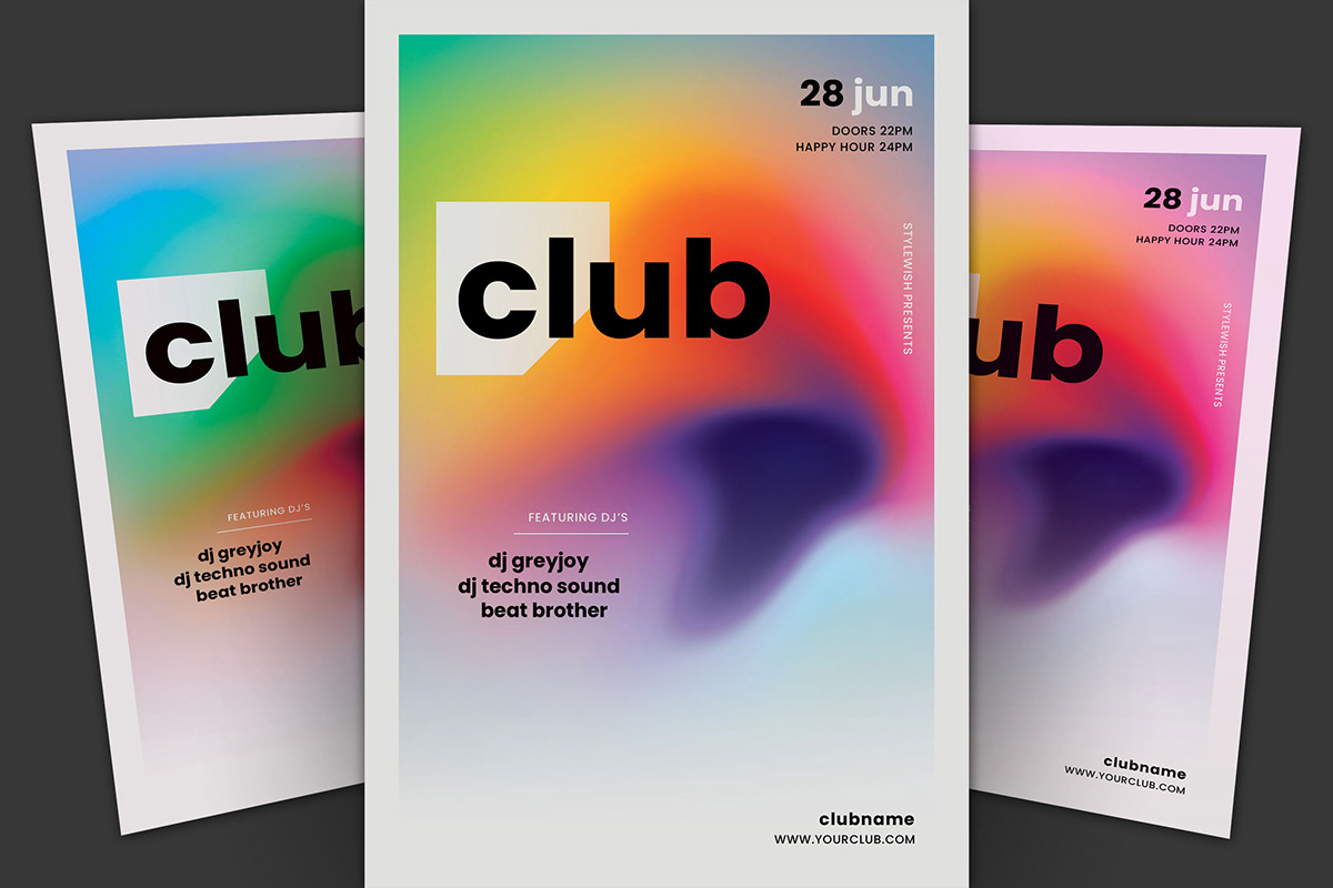 poster flyer flyer template Poster Design envato graphicriver photoshop abstract graphic design 