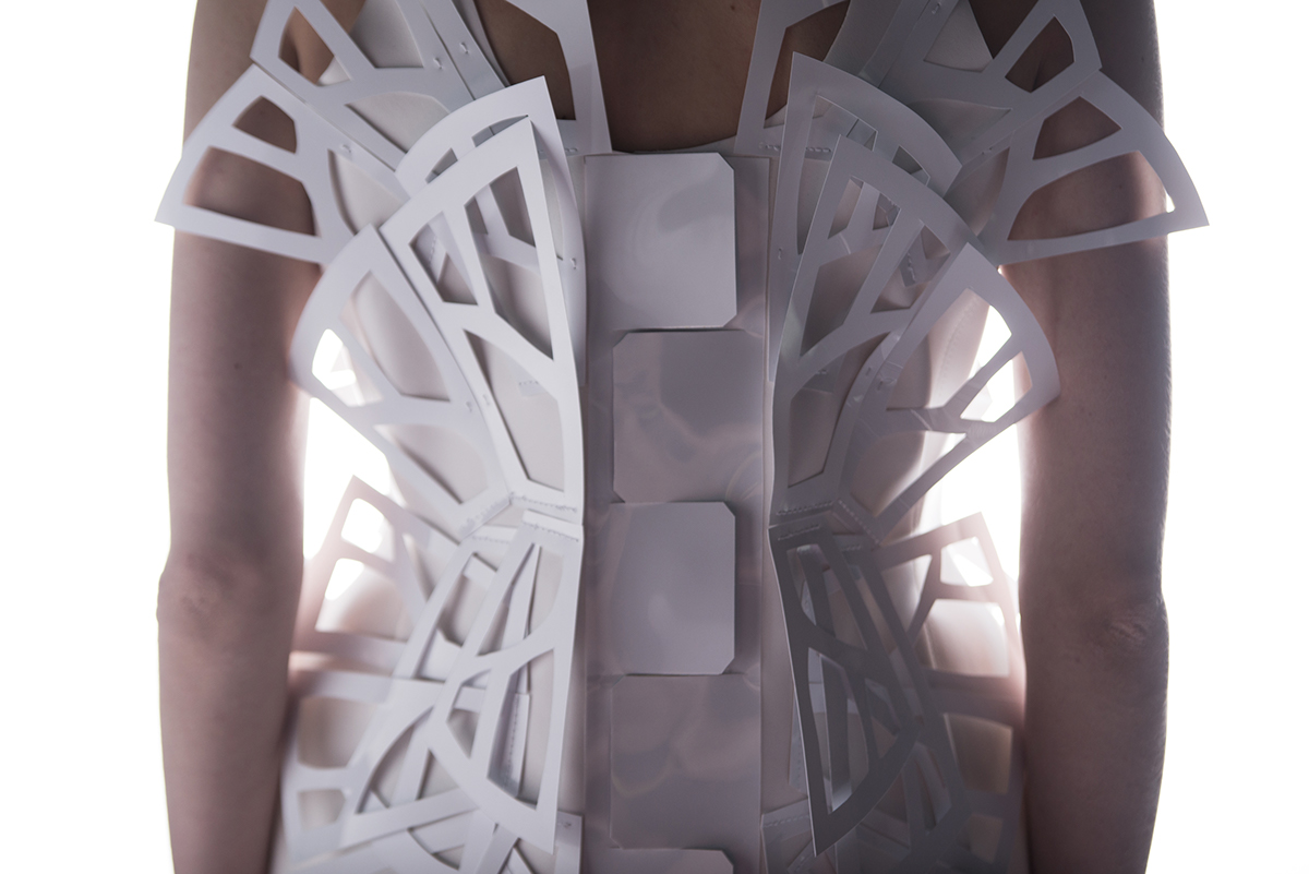 textile experimental Armor sculpture costume