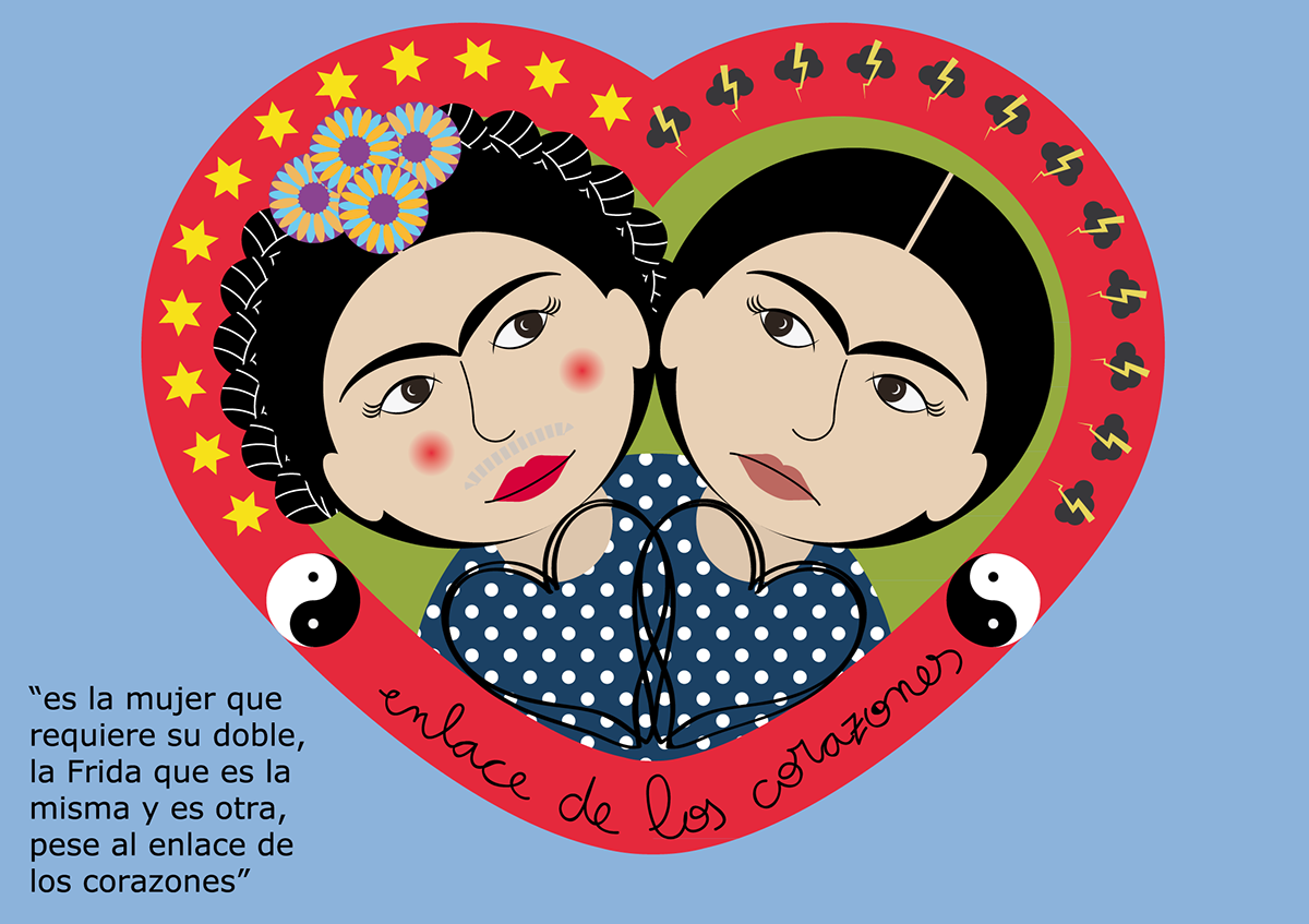Frida Kahlo ilustración solidaria