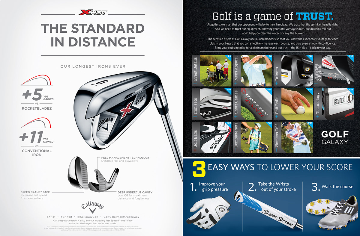 Golf Retail catalog AIDA 2013 aida Retail golf Sports Retail sports