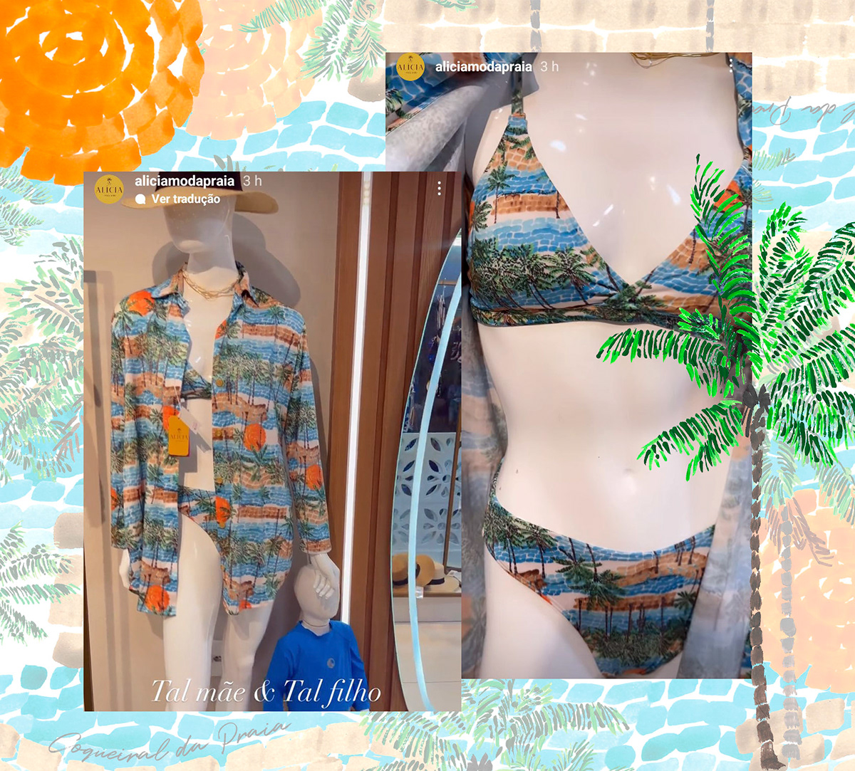 pattern textile print design  BEACHWEAR swimwear summer beach Photography  seamless pattern handmade