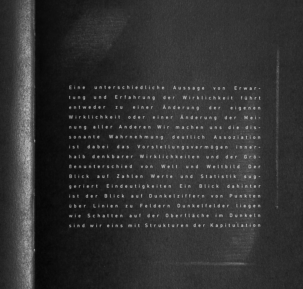 dunkelziffer dark dark figure statistics Fakultät Gestaltung Würzburg blind Unusual scan