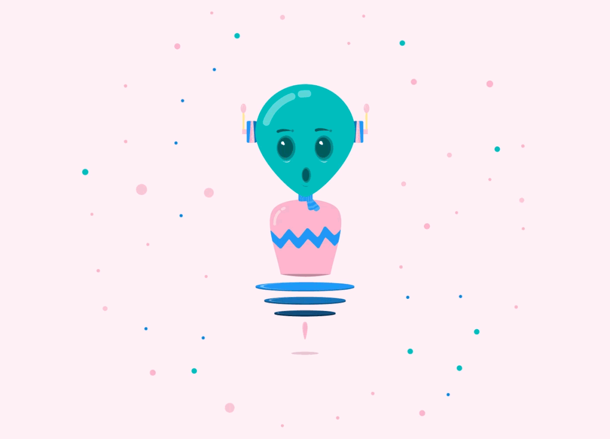 alien Character animation  music