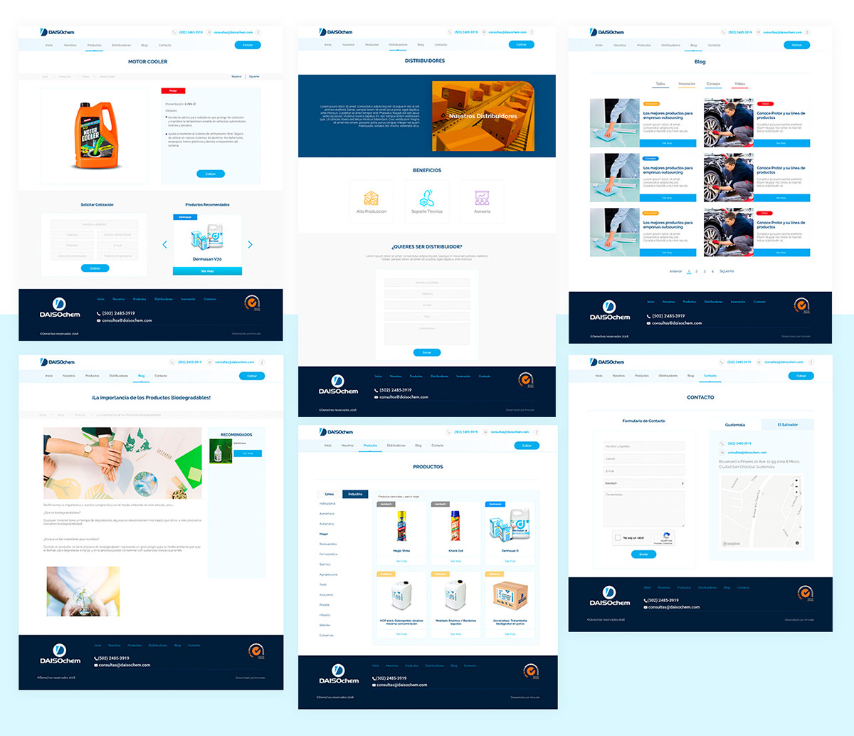 Website UI ux development brand Guatemala product thinking Webdesign