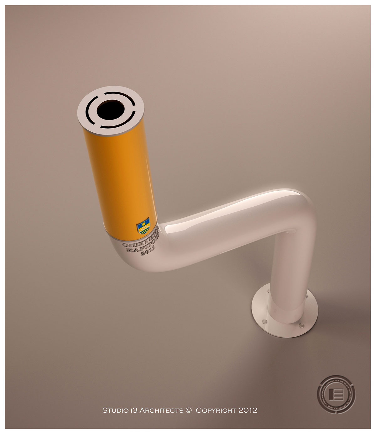 Interior  enterior  enterier  pepe  ashtray  3d  visualization  render  studio i3 achitects