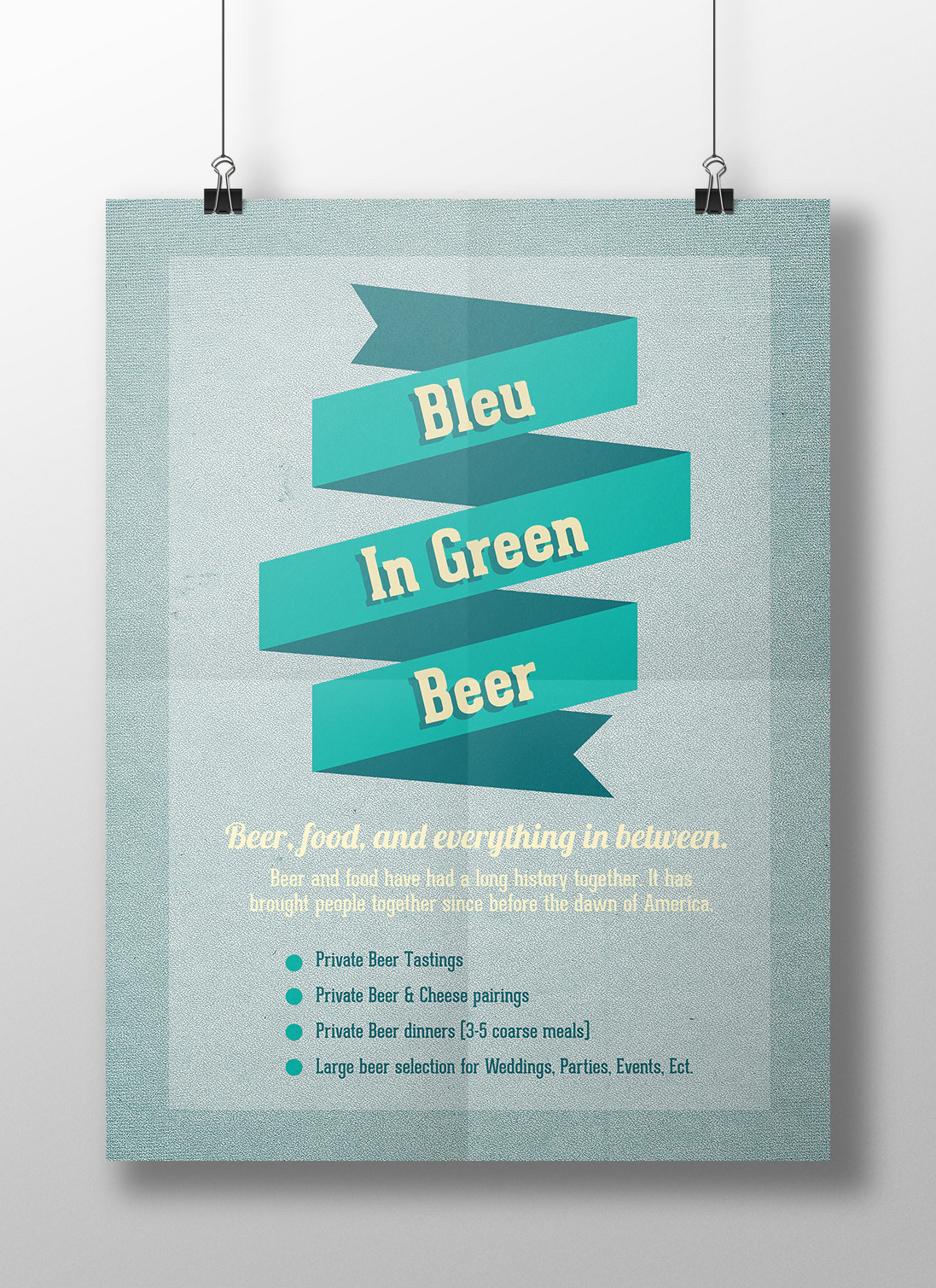 beer poster Layout