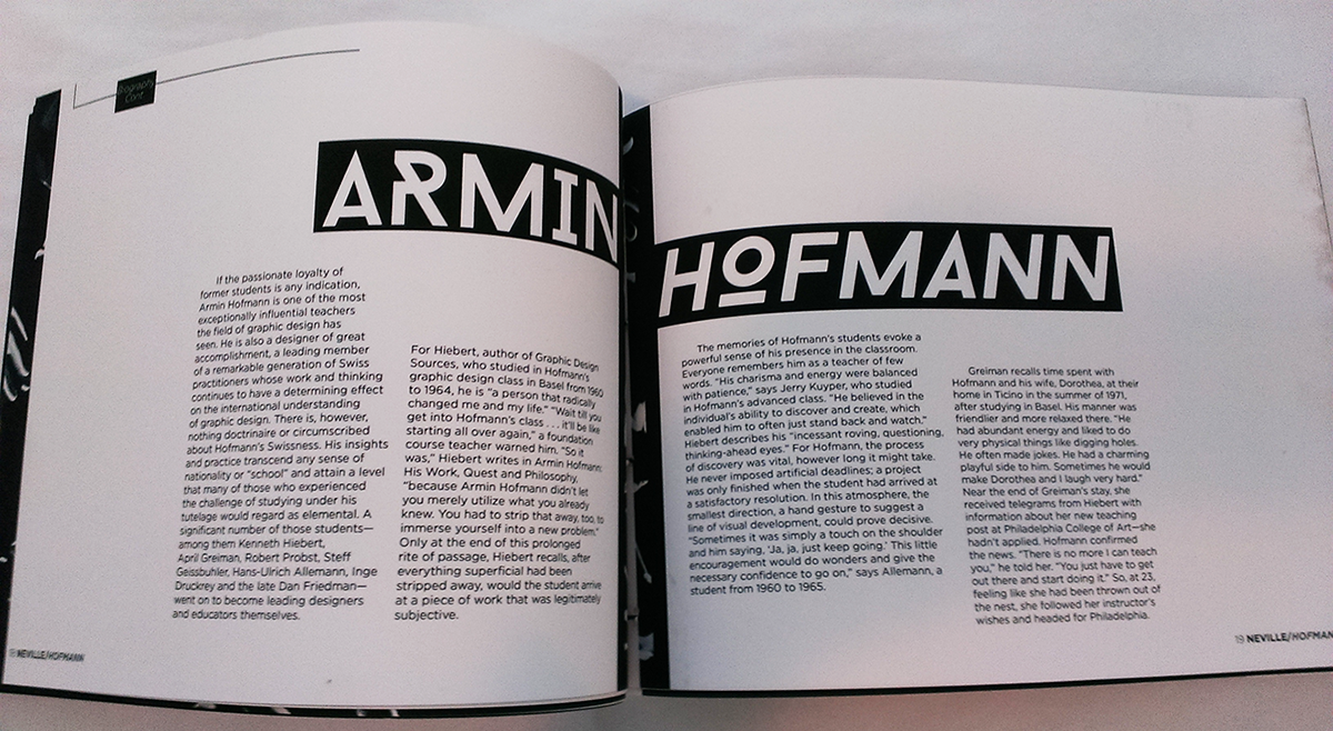 type design neville brody Neville Brody Armin Armin Hofmann print magazine book art