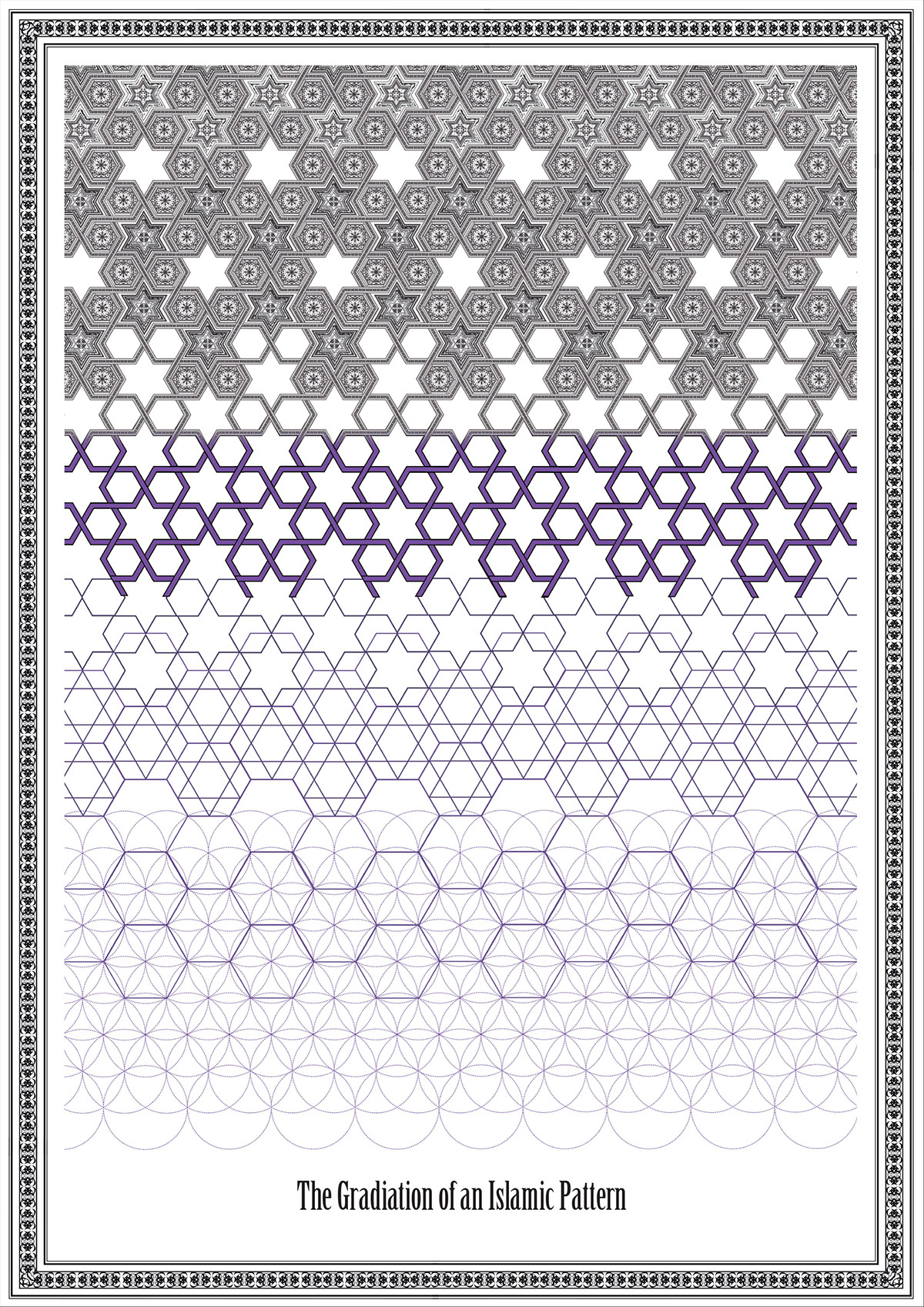 islamic pattern detail vector shapes intricate