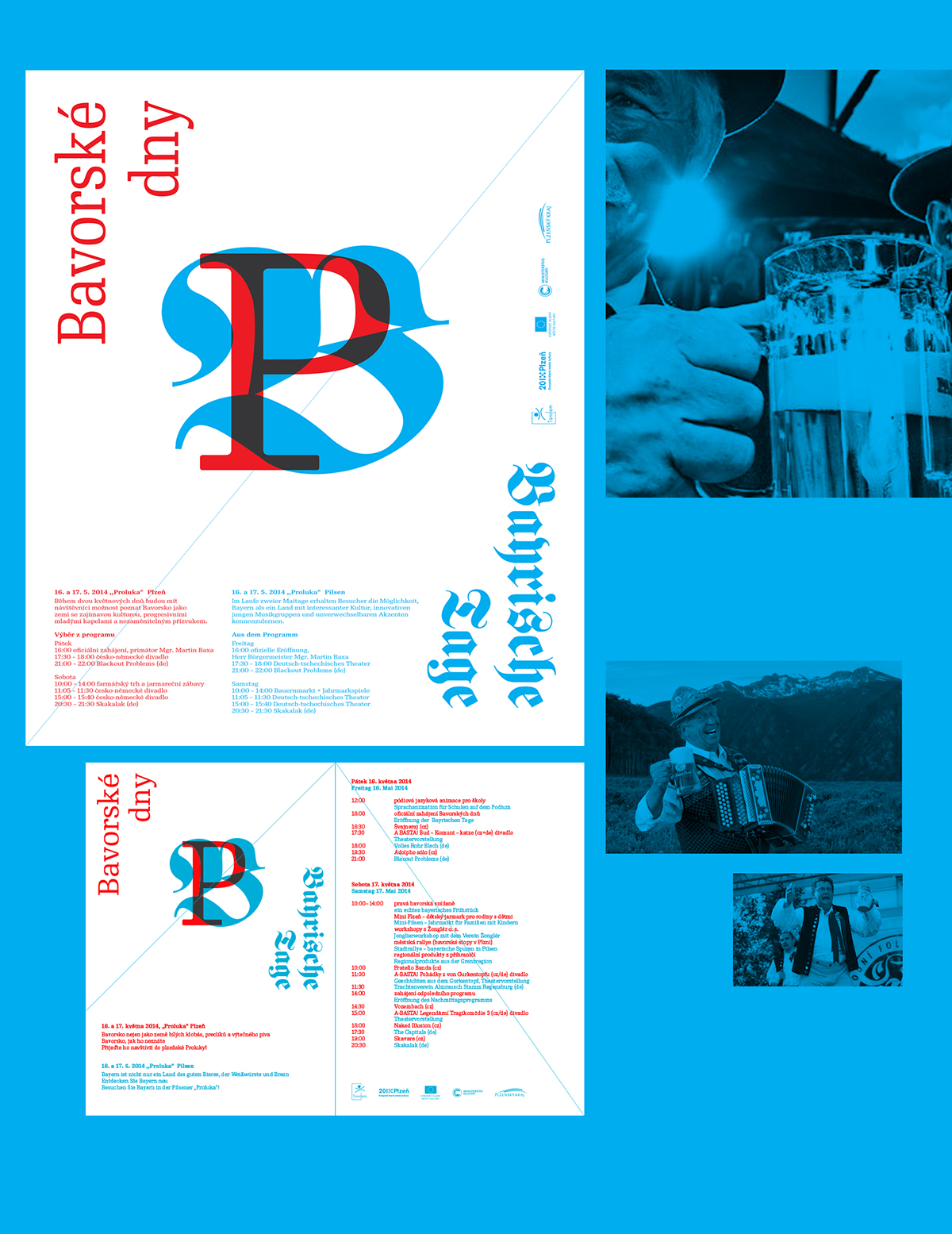 poster graphic design  festival culture Pilsen 2015