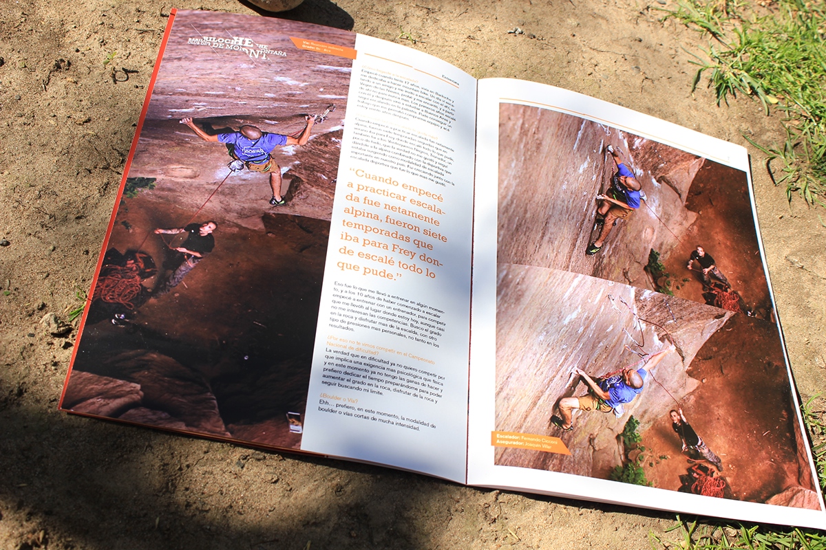 escalada climbing magazine Diseño editorial montañismo mountaineering