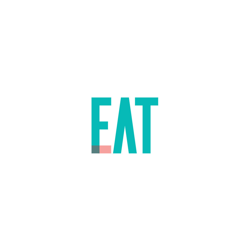 logo eat fat Icon Retro design creative