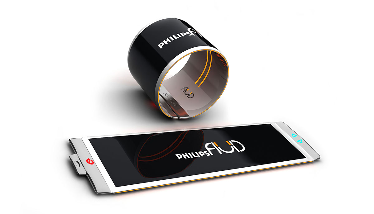 smartphones smartphone design concept Wearable OLED touch future ddm Dinard ddmdesign Brazil fluid Philips apple iphone
