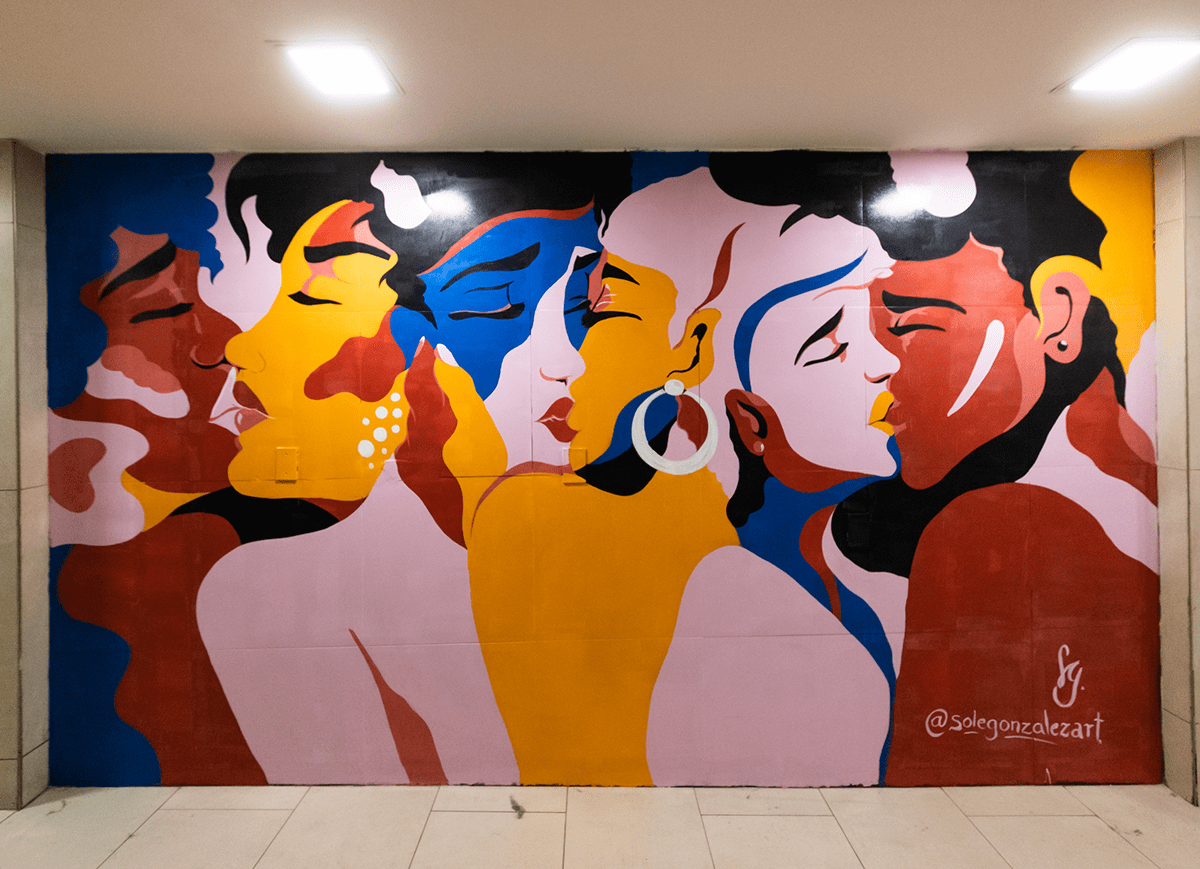 art artist Digital Art  intervention LGBTQ+ Mural painting   pride queer Shopping