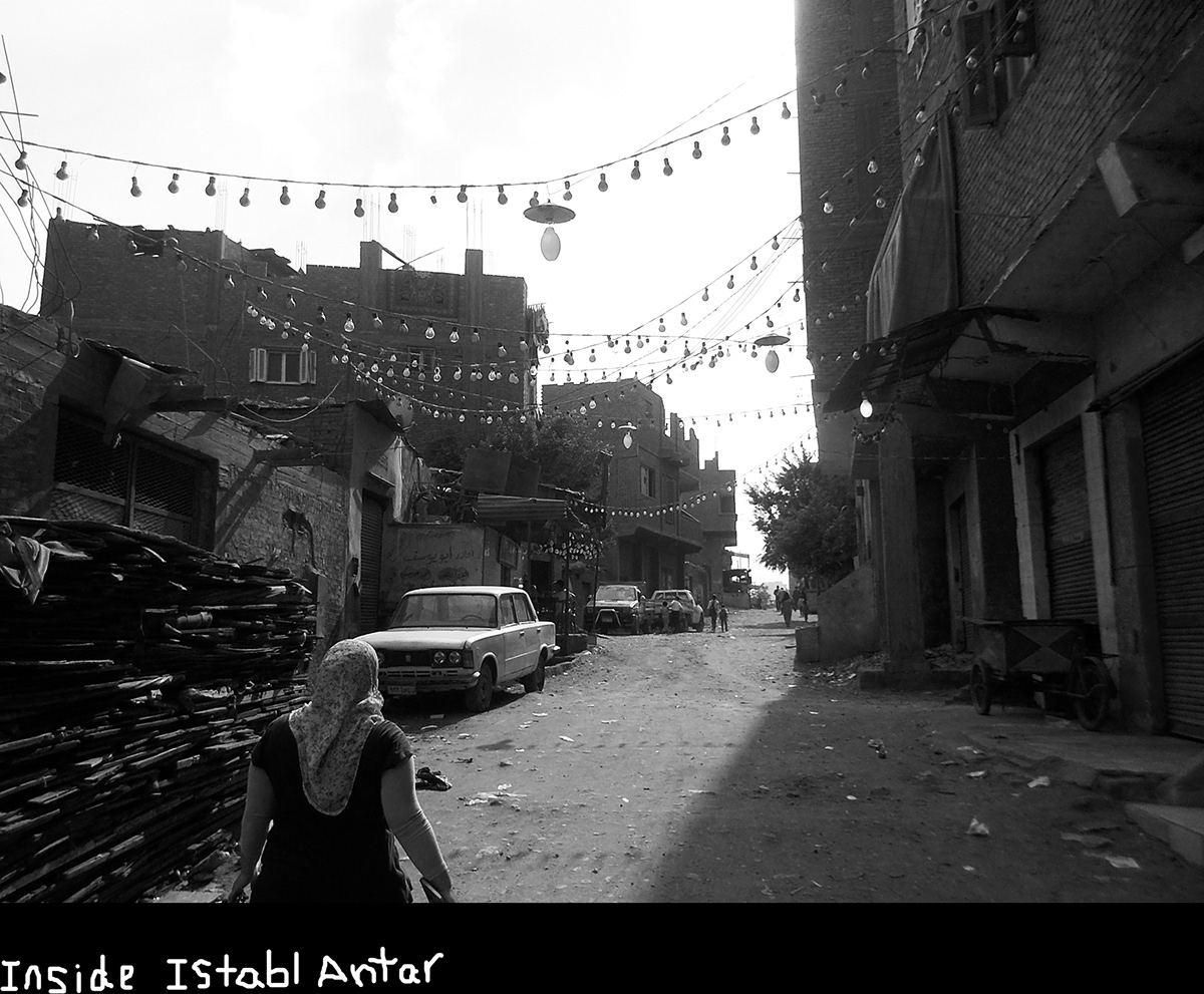 Workshop informal settlement planning cairo ringroad paint social movement children Ain shams political