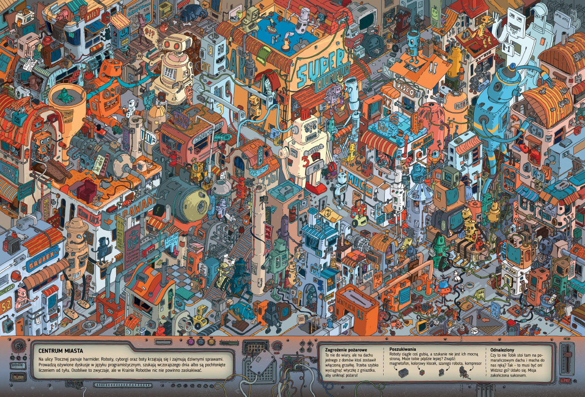 Land of Robots - picturebook on Behance