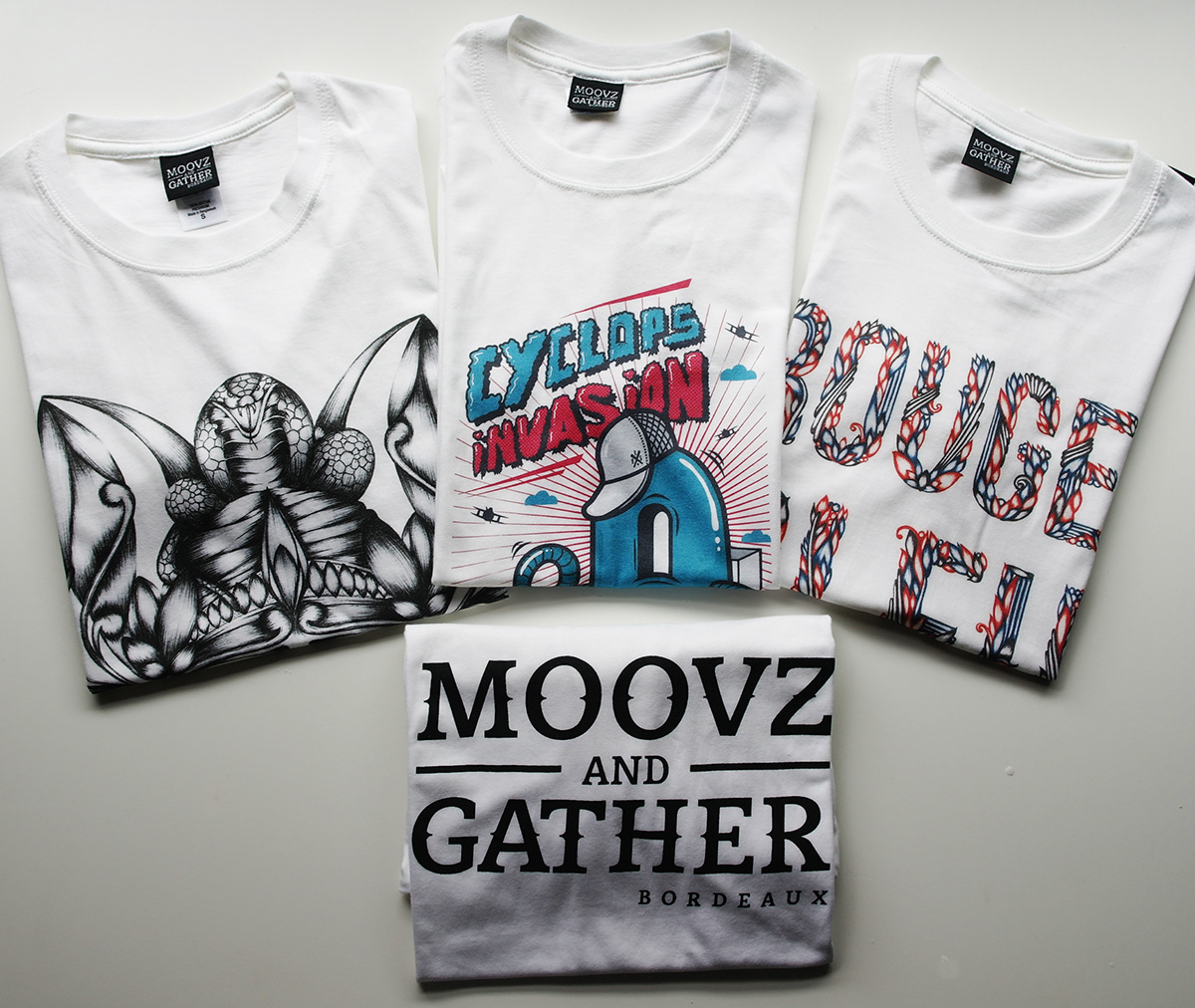 T-shirt créatif Moovz and Gather limited edition