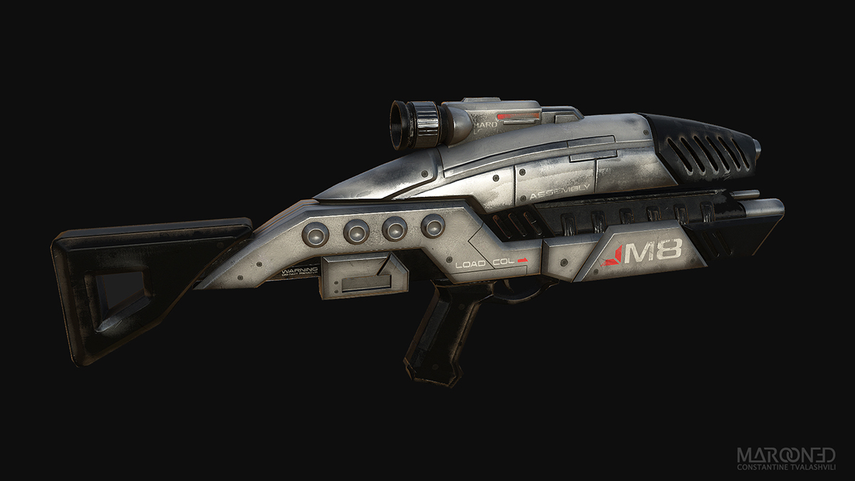 mass effect m8 Low Poly