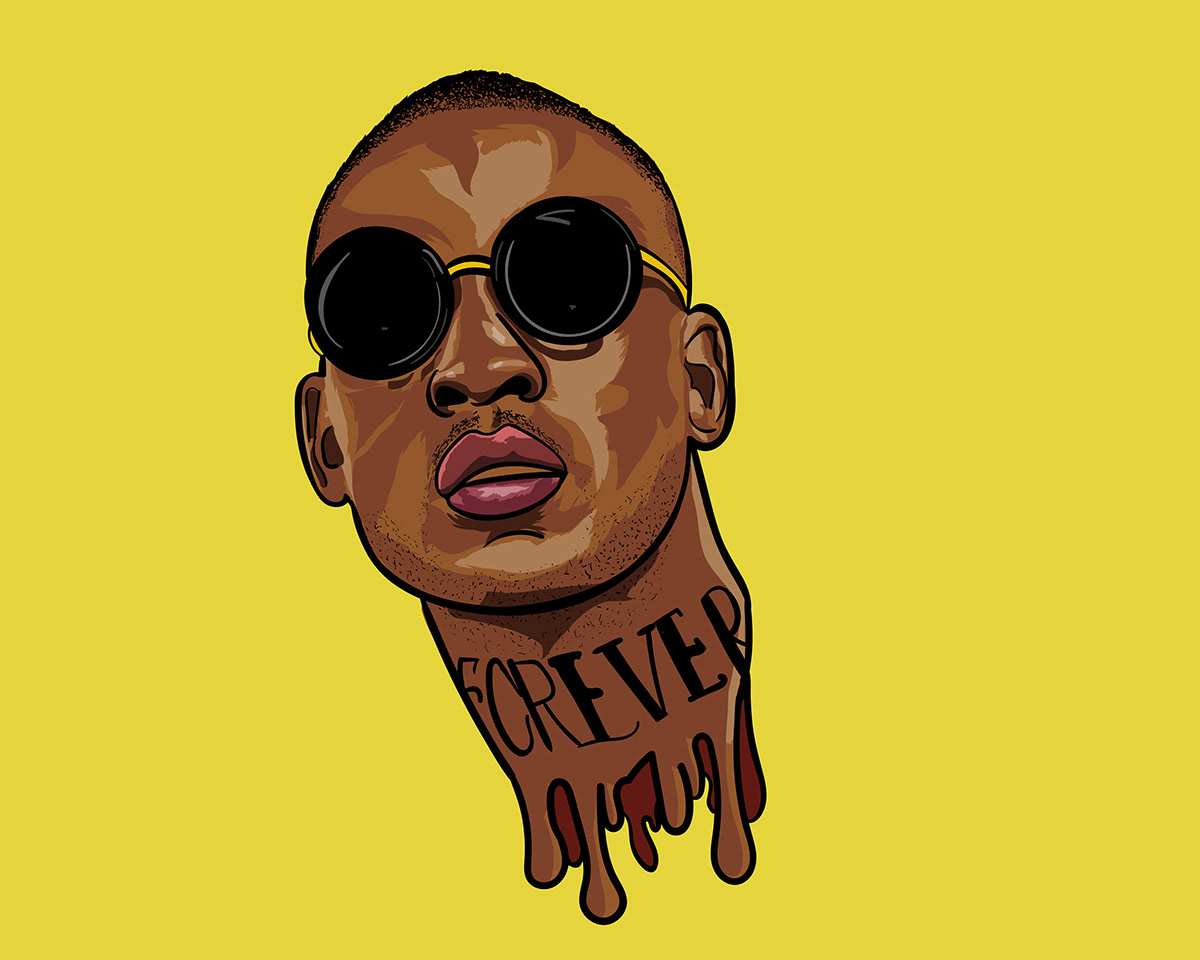 adobe illustrator Art . rap . Rapers . Yelawolf . Kendrick Lamar . Lil Peep . Snoop Dog . music . color