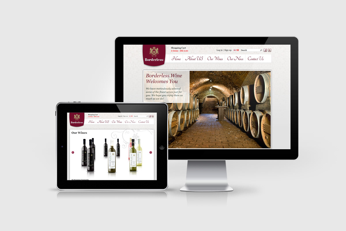 wine  coporate brand identity Europe e-commerce Website Promotion